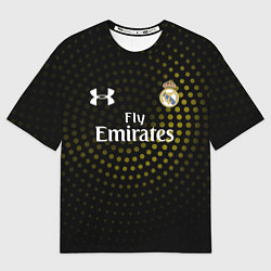 Футболка оверсайз мужская Real Madrid, цвет: 3D-принт