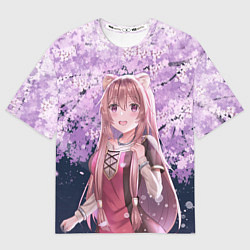 Мужская футболка оверсайз Восхождение героя щита