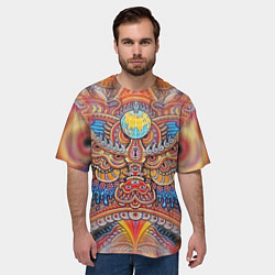 Футболка оверсайз мужская Rising dragon, цвет: 3D-принт — фото 2