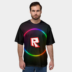 Футболка оверсайз мужская Roblox, цвет: 3D-принт — фото 2