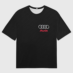 Футболка оверсайз мужская AUDI, цвет: 3D-принт