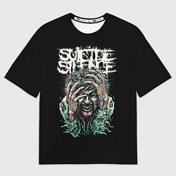 Футболка оверсайз мужская Suicide silence, цвет: 3D-принт