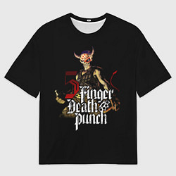 Мужская футболка оверсайз Five Finger Death Punch