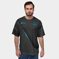 Футболка оверсайз мужская Audi RS, цвет: 3D-принт — фото 2
