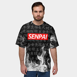 Футболка оверсайз мужская SENPAI, цвет: 3D-принт — фото 2