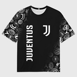 Футболка оверсайз мужская JUVENTUS, цвет: 3D-принт