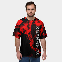 Футболка оверсайз мужская Bungou Stray Dogs, цвет: 3D-принт — фото 2