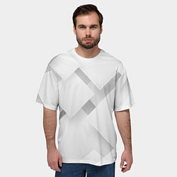 Футболка оверсайз мужская Геометрическая Абстракция, цвет: 3D-принт — фото 2