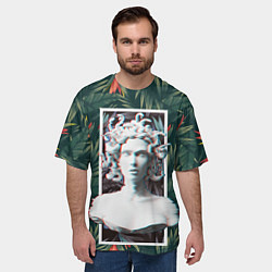 Футболка оверсайз мужская Медуза Горгона, цвет: 3D-принт — фото 2