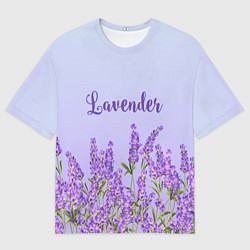Мужская футболка оверсайз Lavander