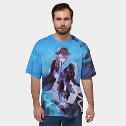 Футболка оверсайз мужская Osamu and Chuya, цвет: 3D-принт — фото 2