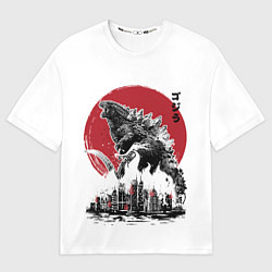 Мужская футболка оверсайз GODZILLA