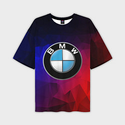 Футболка оверсайз мужская BMW NEON, цвет: 3D-принт