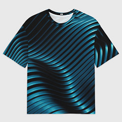 Мужская футболка оверсайз Плавность,