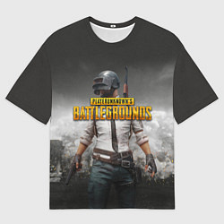 Футболка оверсайз мужская PUBG, цвет: 3D-принт