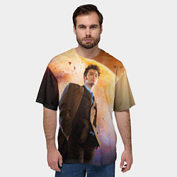 Футболка оверсайз мужская DOCTOR WHO, цвет: 3D-принт — фото 2