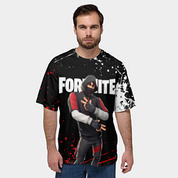 Футболка оверсайз мужская FORTNITE IKONIK, цвет: 3D-принт — фото 2