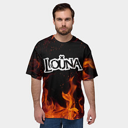 Футболка оверсайз мужская Louna, цвет: 3D-принт — фото 2