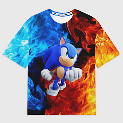 Мужская футболка оверсайз SONIC