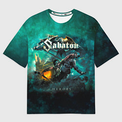 Футболка оверсайз мужская Sabaton, цвет: 3D-принт