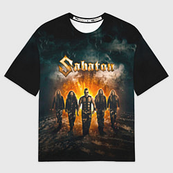 Футболка оверсайз мужская Sabaton, цвет: 3D-принт