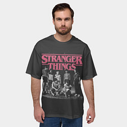 Футболка оверсайз мужская Очень Странные Дела, цвет: 3D-принт — фото 2
