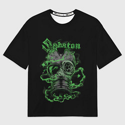 Футболка оверсайз мужская SABATON, цвет: 3D-принт