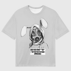 Мужская футболка оверсайз Don't touch me