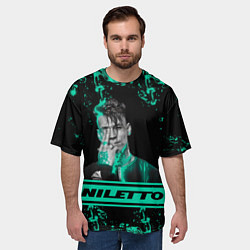 Футболка оверсайз мужская NILETTO, цвет: 3D-принт — фото 2