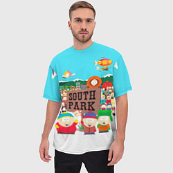 Футболка оверсайз мужская South Park, цвет: 3D-принт — фото 2