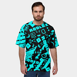 Футболка оверсайз мужская Roblox, цвет: 3D-принт — фото 2