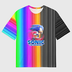 Футболка оверсайз мужская SONIC 2020, цвет: 3D-принт