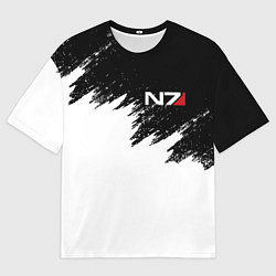 Футболка оверсайз мужская MASS EFFECT N7, цвет: 3D-принт