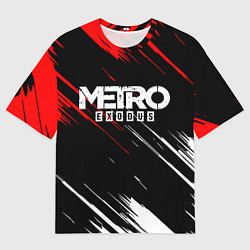 Футболка оверсайз мужская METRO EXODUS, цвет: 3D-принт
