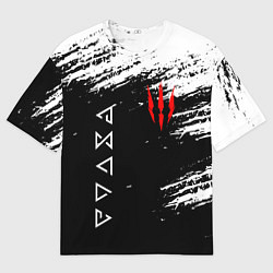 Футболка оверсайз мужская ВЕДЬМАК, цвет: 3D-принт