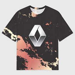 Мужская футболка оверсайз Renault спина