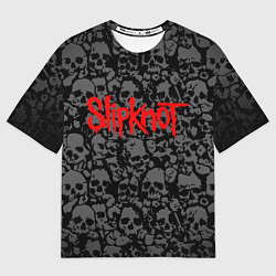Футболка оверсайз мужская SLIPKNOT, цвет: 3D-принт