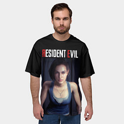 Футболка оверсайз мужская Jill Valentine, цвет: 3D-принт — фото 2