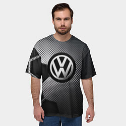 Футболка оверсайз мужская VOLKSWAGEN, цвет: 3D-принт — фото 2