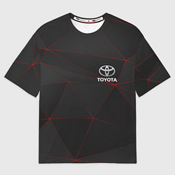Футболка оверсайз мужская TOYOTA, цвет: 3D-принт