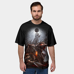 Футболка оверсайз мужская BERSERK, цвет: 3D-принт — фото 2