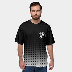 Футболка оверсайз мужская BMW, цвет: 3D-принт — фото 2