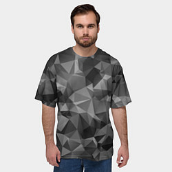 Футболка оверсайз мужская СОВРЕМЕННЫЙ КАМУФЛЯЖ, цвет: 3D-принт — фото 2
