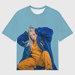 Футболка оверсайз мужская Billie Eilish, цвет: 3D-принт