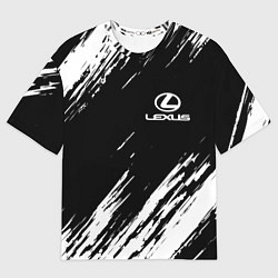 Футболка оверсайз мужская LEXUS, цвет: 3D-принт