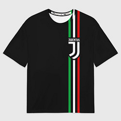 Футболка оверсайз мужская JUVENTUS, цвет: 3D-принт