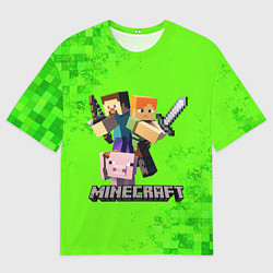 Мужская футболка оверсайз MINECRAFT