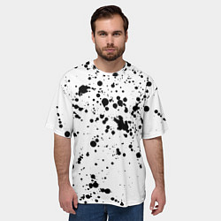 Футболка оверсайз мужская Далматинец, цвет: 3D-принт — фото 2