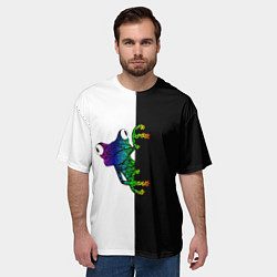 Футболка оверсайз мужская Лягуха, цвет: 3D-принт — фото 2