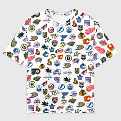 Футболка оверсайз мужская NHL PATTERN Z, цвет: 3D-принт